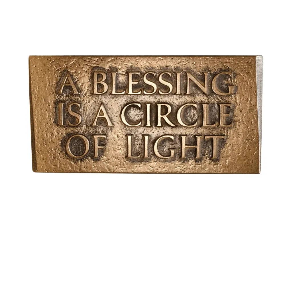 Wild Goose Studio A Blessing is a Circle of Light Plaque- Wall Decor|Home Accents