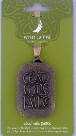 Wild Goose Studio Cead Mile Failte Ornament- Wild Goose Bronzes