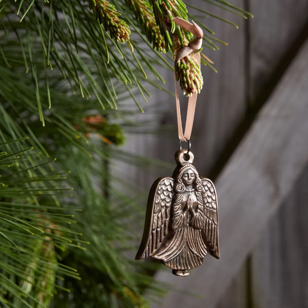 Wild Goose Studio Celtic Angel Ornament- Wild Goose Bronzes