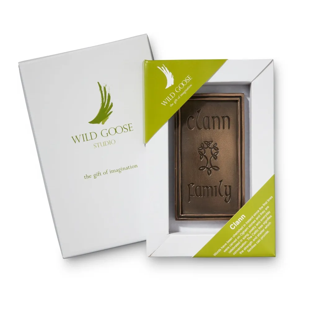 Wild Goose Studio Clann Family Celtic Tree Plaque- Wall Decor|Wild Goose Bronzes