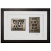 Wild Goose Studio Two Souls with but a Single Thought Plaque (Framed)- Wild Goose Bronzes