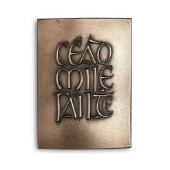 Wild Goose Studio Wild Goose Cead Mile Failte Plaque- Wall Decor|Wild Goose Bronzes