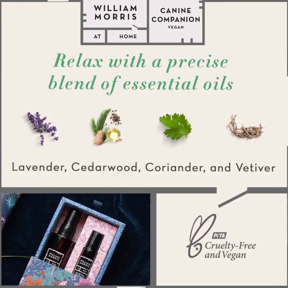 William Morris Beautiful Sleep Essential Sleep Duo- Bath Accessories|Home Fragrance