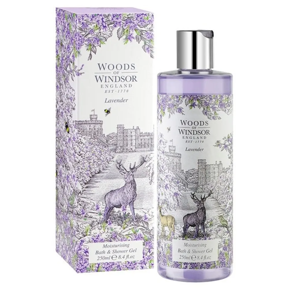 Woods of Windsor Lavender Bath & Shower Gel- Bath & Shower