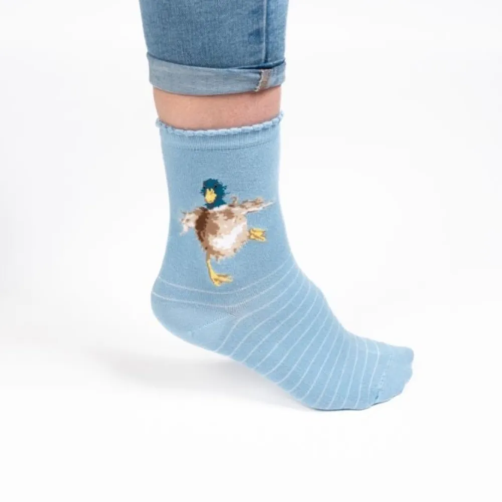 Wrendale 'A Waddle & a Quack' Duck Women's Socks- Socks