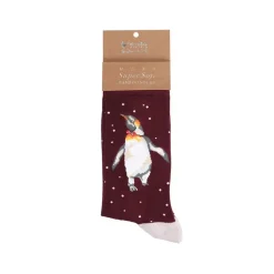 Wrendale 'Christmas King' Penguin Men's Socks- Socks
