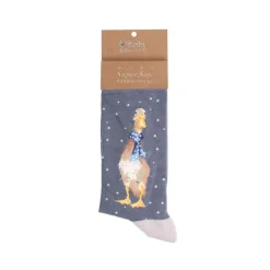 Wrendale 'Christmas Scarves' Duck Men's Socks- Socks