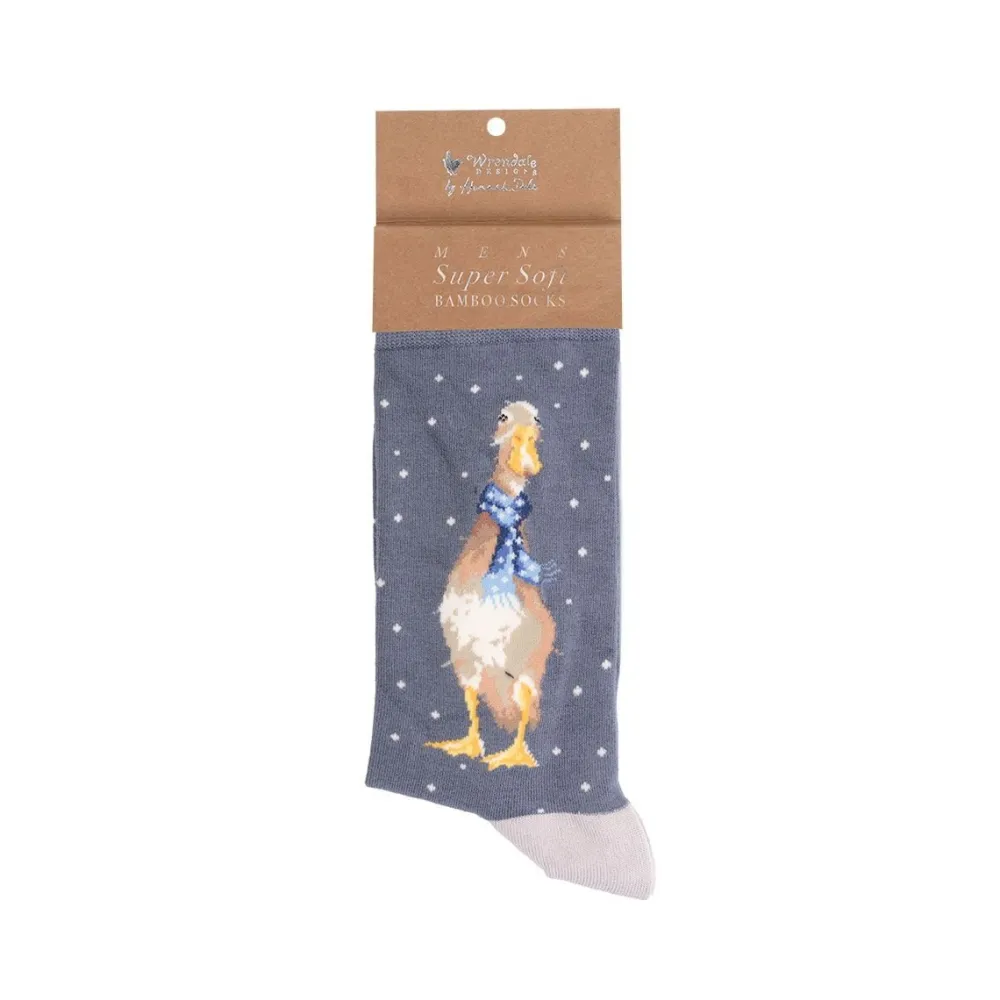 Wrendale 'Christmas Scarves' Duck Men's Socks- Socks