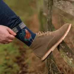 Wrendale 'Colours of the Rainbow' Cockerel Men's Socks- Socks