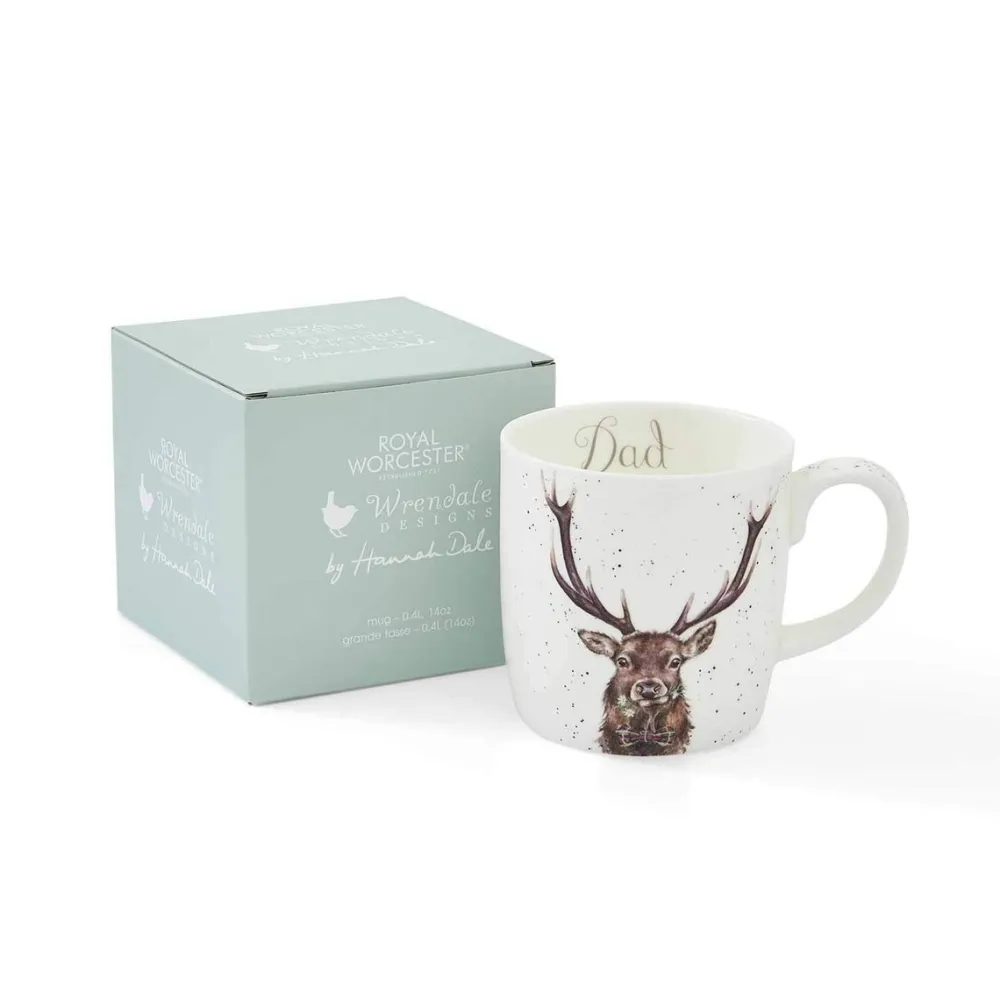 Wrendale Dad Stag Large Mug- Assorted Mugs