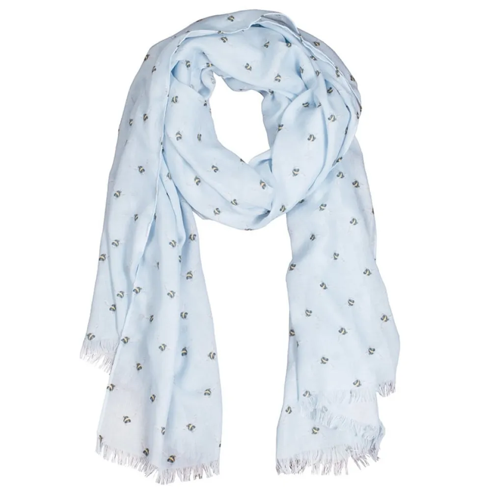 Wrendale 'Flight of the Bumble Bee' Scarf- Scarves & Wraps