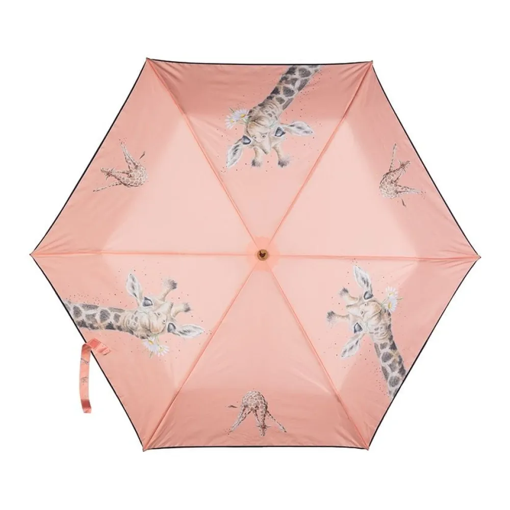 Wrendale Flowers Giraffe Umbrella- Rainwear & Umbrellas