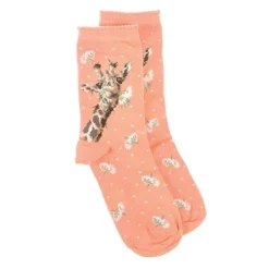 Wrendale 'Flowers' Giraffe Women's Socks- Socks