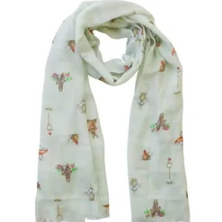 Wrendale Garden Friends Scarf- Scarves & Wraps