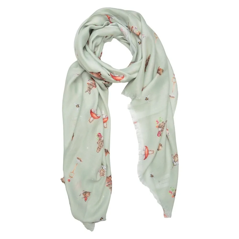 Wrendale Garden Friends Scarf- Scarves & Wraps