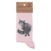 Wrendale 'Glamour Puss' Cat Women's Socks- Socks
