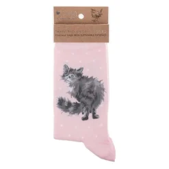 Wrendale 'Glamour Puss' Cat Women's Socks- Socks