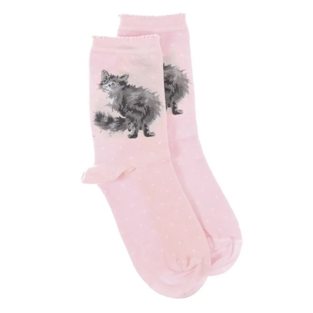 Wrendale 'Glamour Puss' Cat Women's Socks- Socks