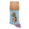 Wrendale 'Head Clover Heels' Rabbit Women's Socks- Socks