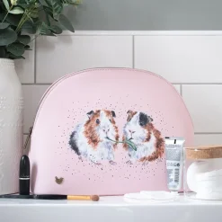 Wrendale Lettuce be Friends Large Guinea Pig Cosmetic Bag- Bath Accessories