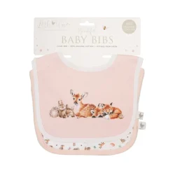 Wrendale 'Little Forest' Woodland Animal Little Wren Bib Gift Set- Childrenswear|Toys