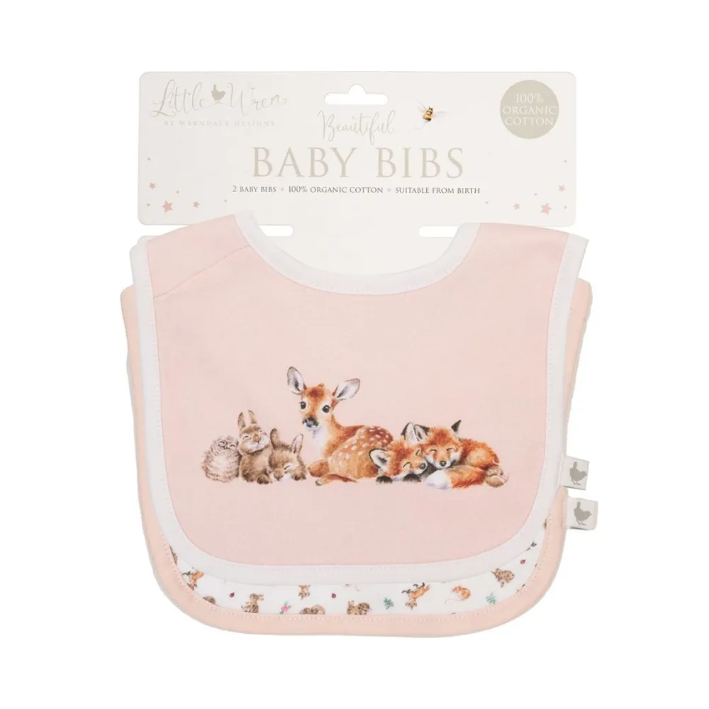 Wrendale 'Little Forest' Woodland Animal Little Wren Bib Gift Set- Childrenswear|Toys