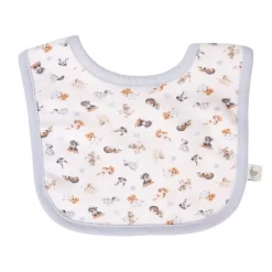 Wrendale 'Little Paws' Dog Little Wren Bib Gift Set- Childrenswear|Toys