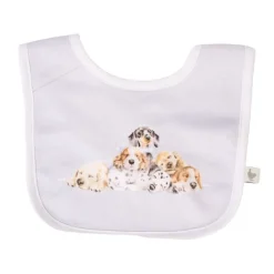 Wrendale 'Little Paws' Dog Little Wren Bib Gift Set- Childrenswear|Toys
