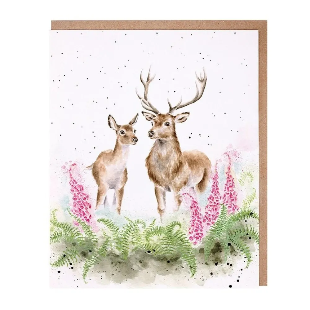 Wrendale 'Lord & Lady' Deer Greeting Card- Greeting Cards