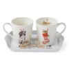 Wrendale 'No Place Like Home' Dog & Cat Mug & Tray Set- Assorted Mugs
