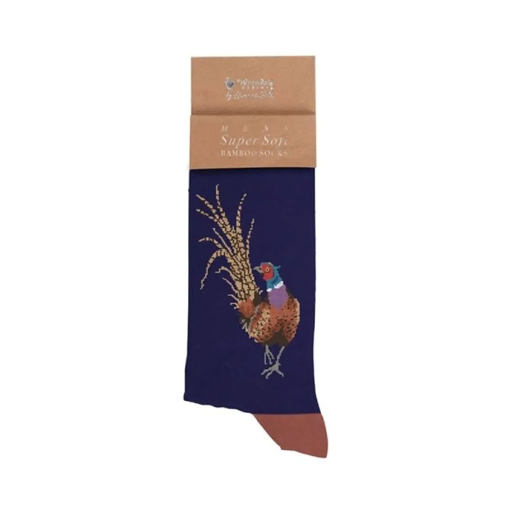 Wrendale 'Ready for My Close Up' Pheasant Men's Socks- Socks