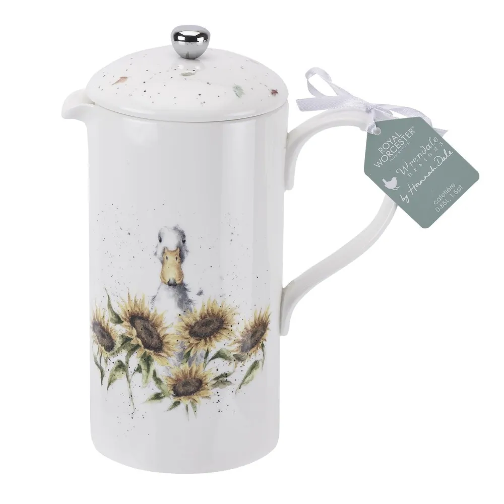 Wrendale Sunshine Duck French Press Cafetiere- Teapots