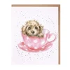 Wrendale 'Teacup Pup' Greeting Card- Greeting Cards
