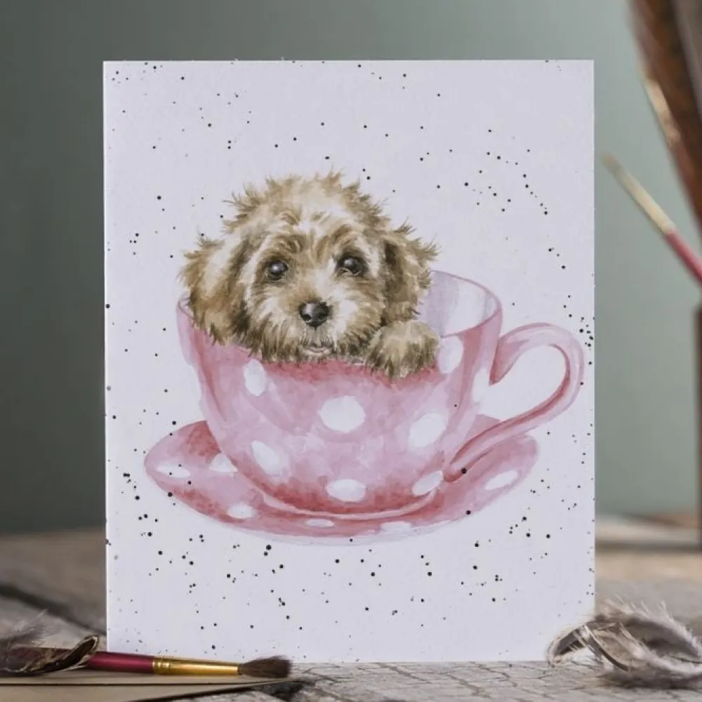 Wrendale 'Teacup Pup' Greeting Card- Greeting Cards