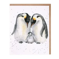 Wrendale 'The Emperor's New Chick' Penguin Greeting Card- Greeting Cards