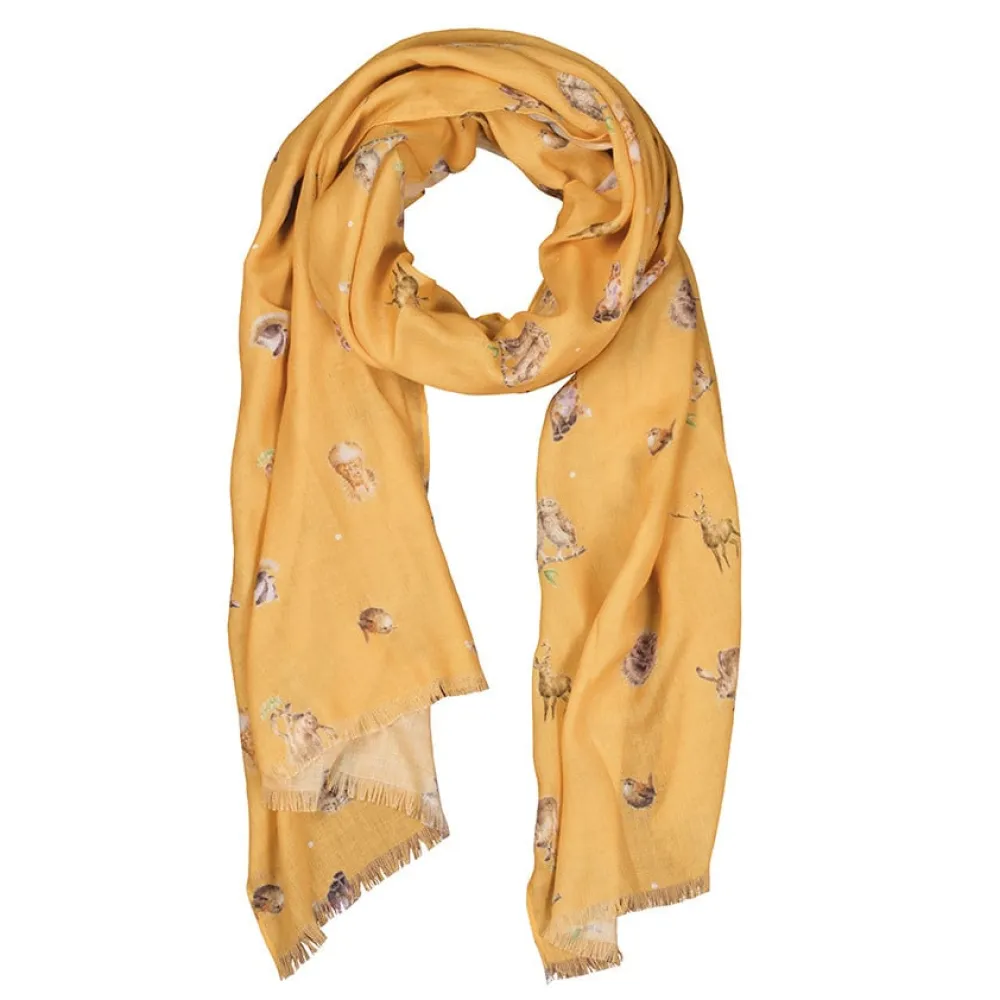 Wrendale Woodlanders Woodland Animal Scarf- Scarves & Wraps